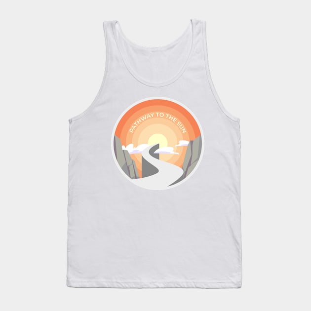 Pathway to The Sun Tank Top by dot.Dedi